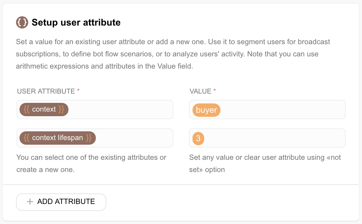 Dialogflow Context for Chatfuel