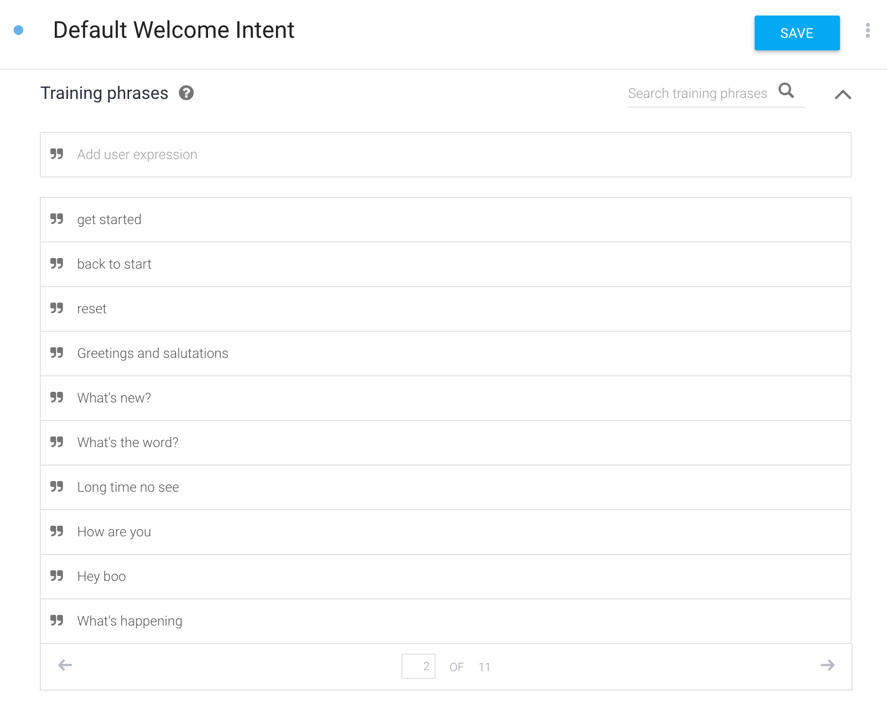 Dialogflow for Chatfuel