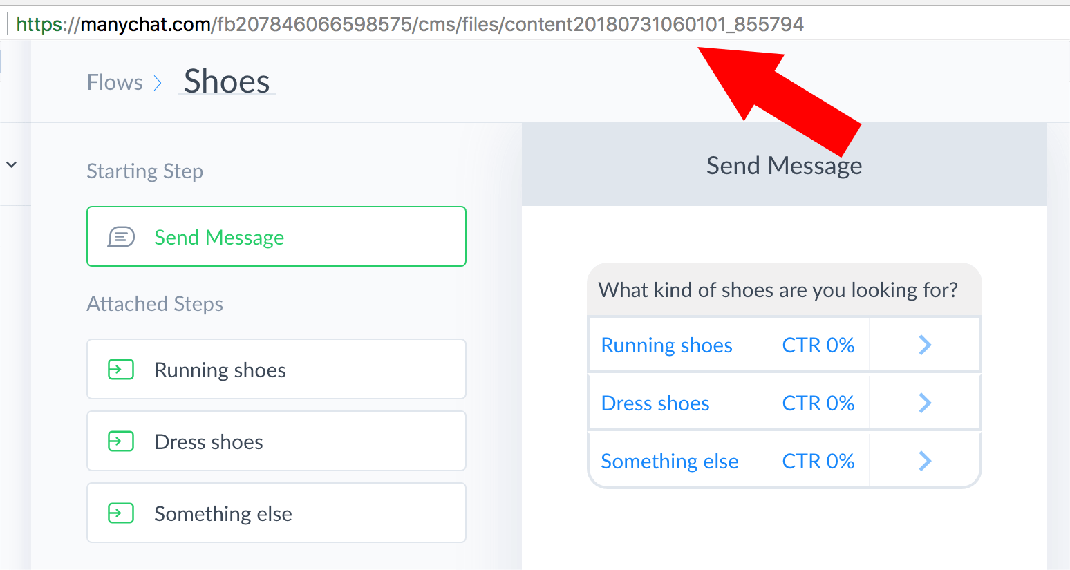 Dialogflow Response for Manychat